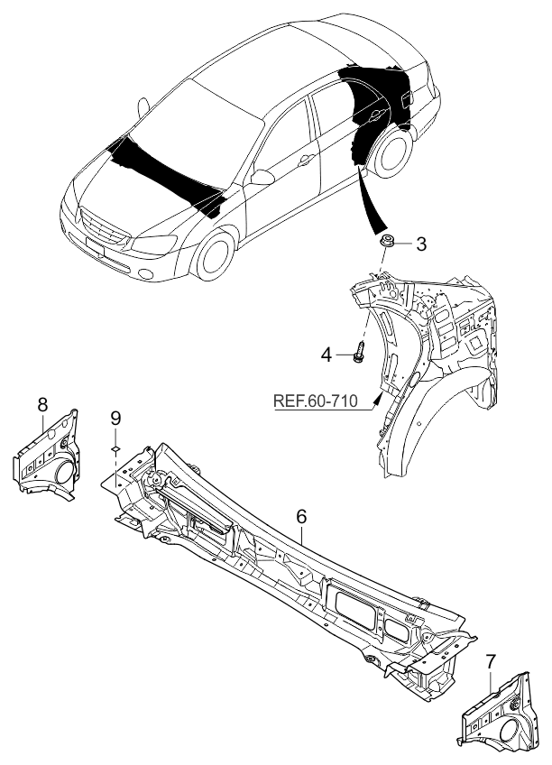 PANEL - REAR DOOR