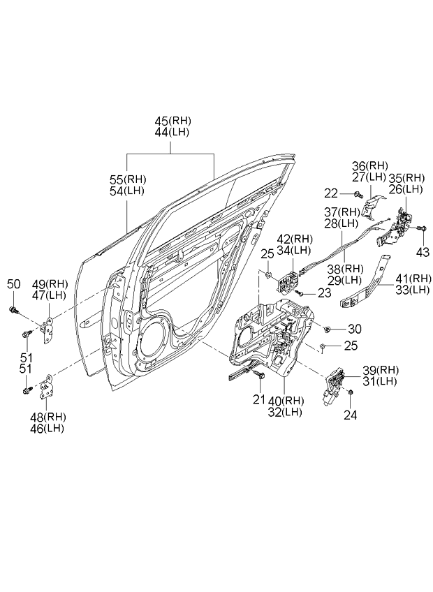 TRUNK LID PANEL & LOCKING SYSTEM