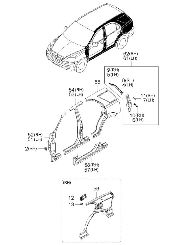 PANEL - REAR DOOR