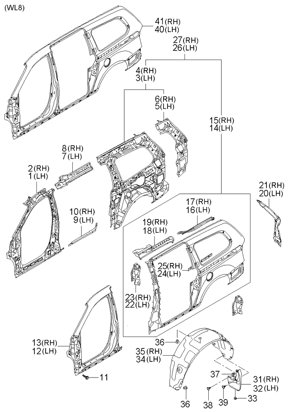 PANEL - TAILGATE & LOCKING SYSTEM - TAILGATE