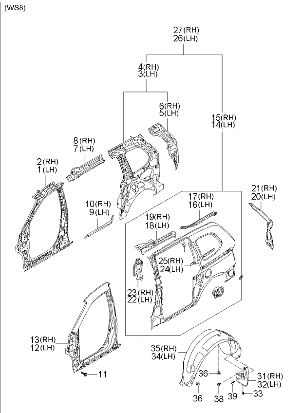 PANEL - TAILGATE & LOCKING SYSTEM - TAILGATE