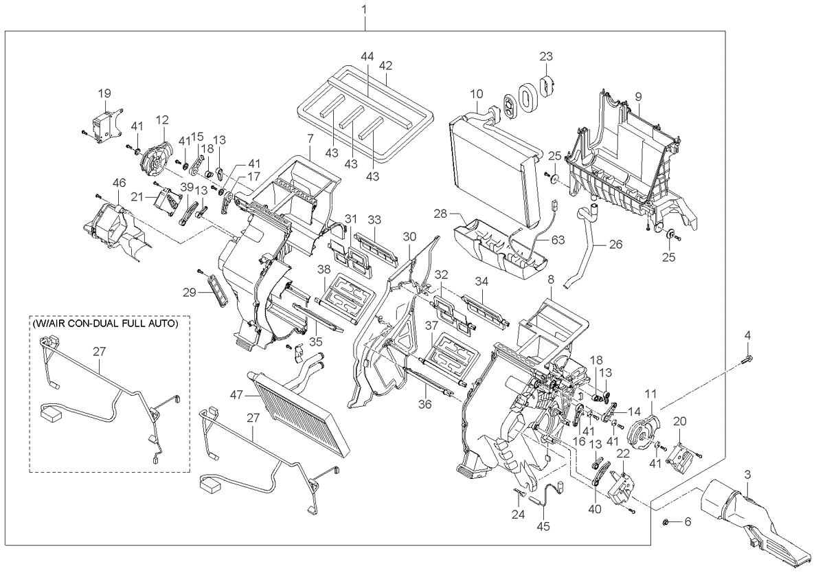 A/C SYSTEM - COOLER LINE, REAR