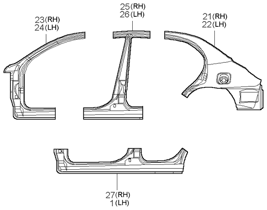 REAR DOORS (BODY)