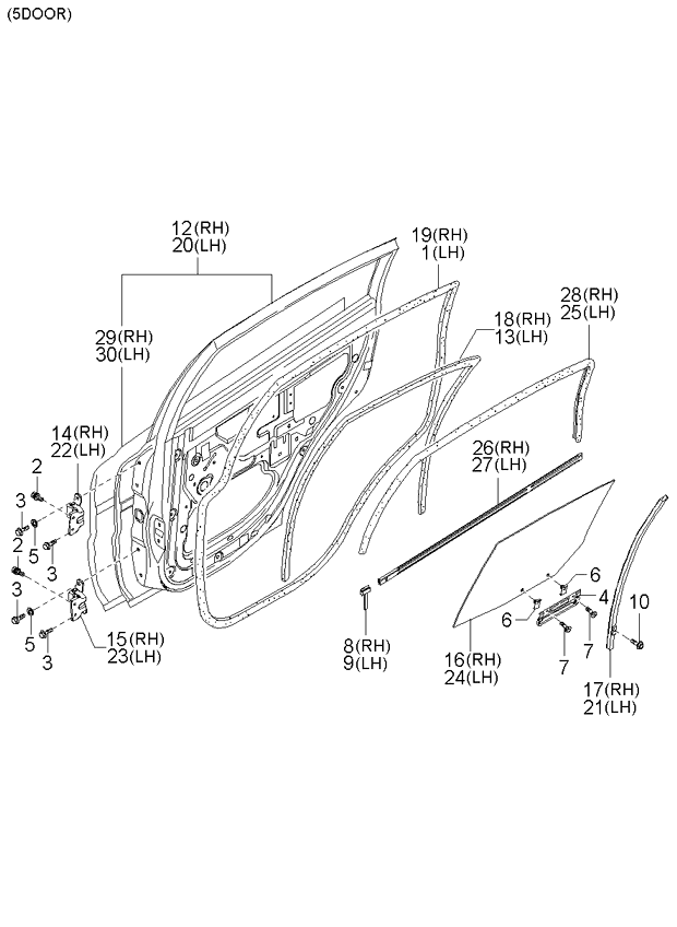 REAR DOORS (BODY)