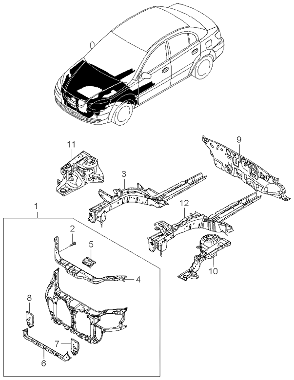 PANEL - REAR DOOR