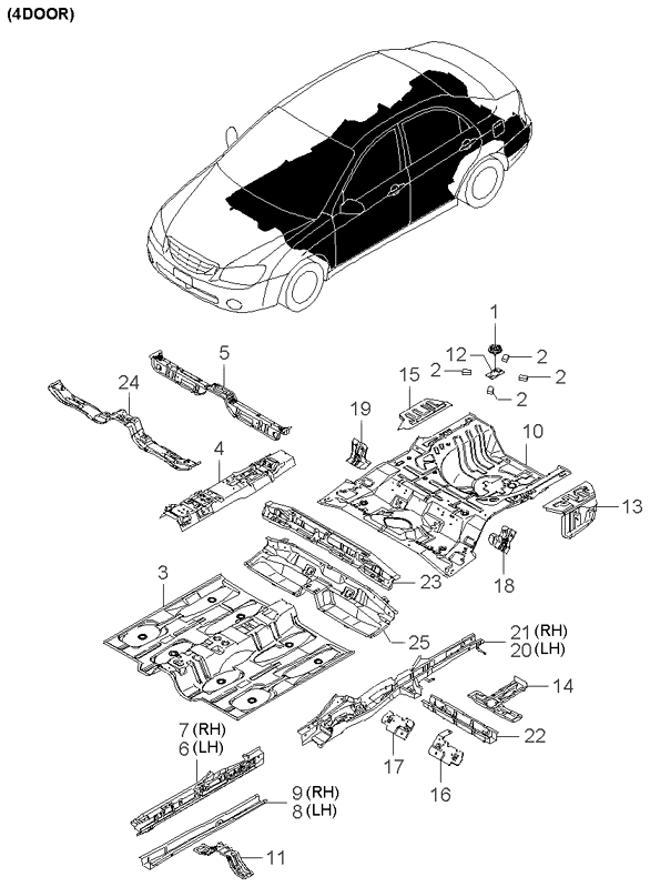 PANEL - REAR DOOR