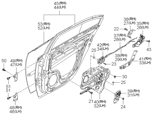 TRUNK LID PANEL & LOCKING SYSTEM