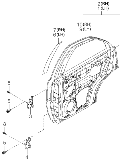 PANEL - REAR DOOR