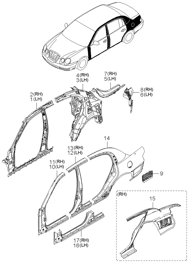 PANEL - REAR DOOR