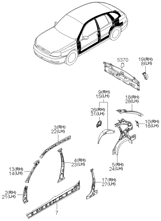 REAR DOORS (BODY)