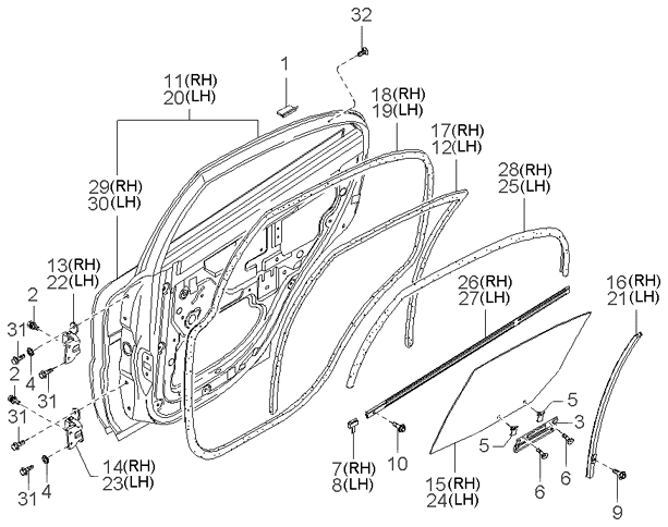 REAR DOORS (BODY)