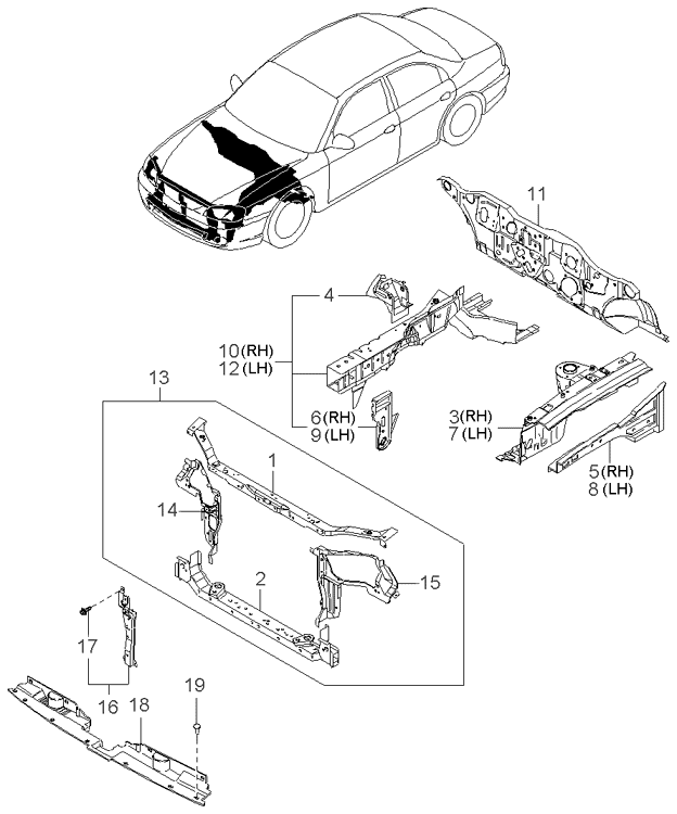 PANEL - REAR DOOR