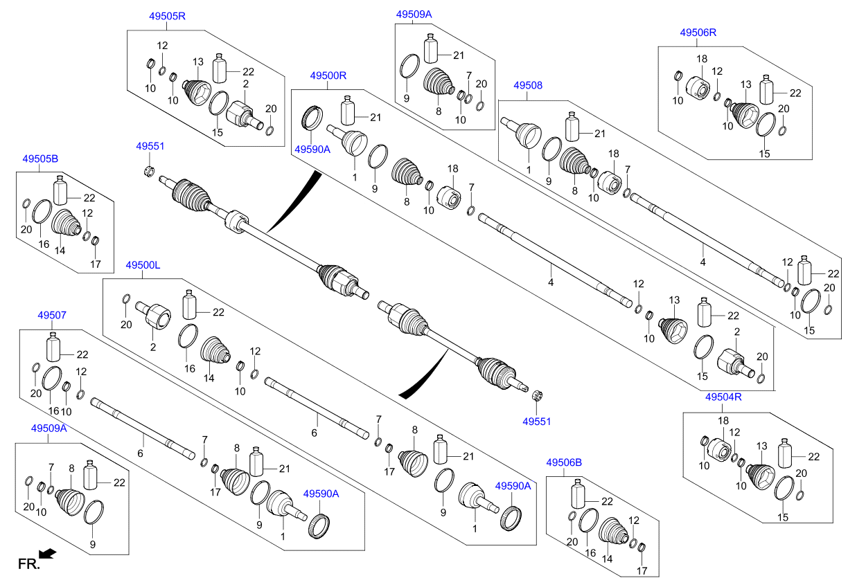 DRIVE SHAFT (FRONT)