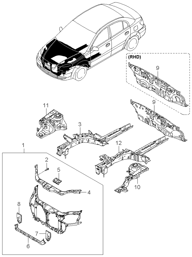 PANEL - REAR DOOR