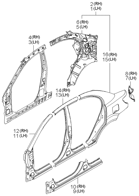 PANEL - REAR DOOR