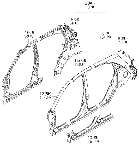 PANEL - REAR DOOR