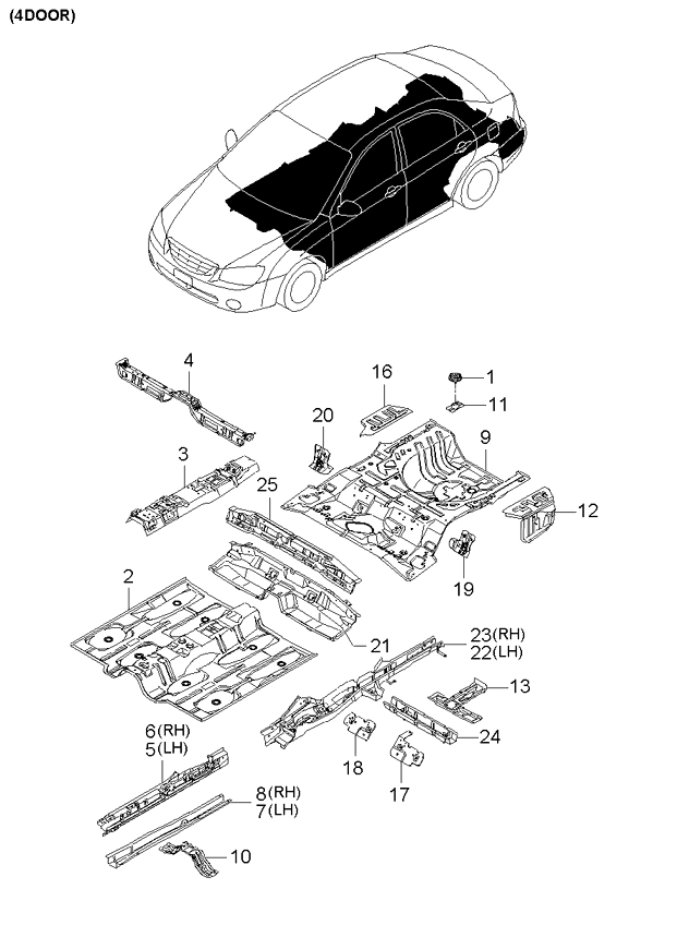 PANEL - REAR DOOR