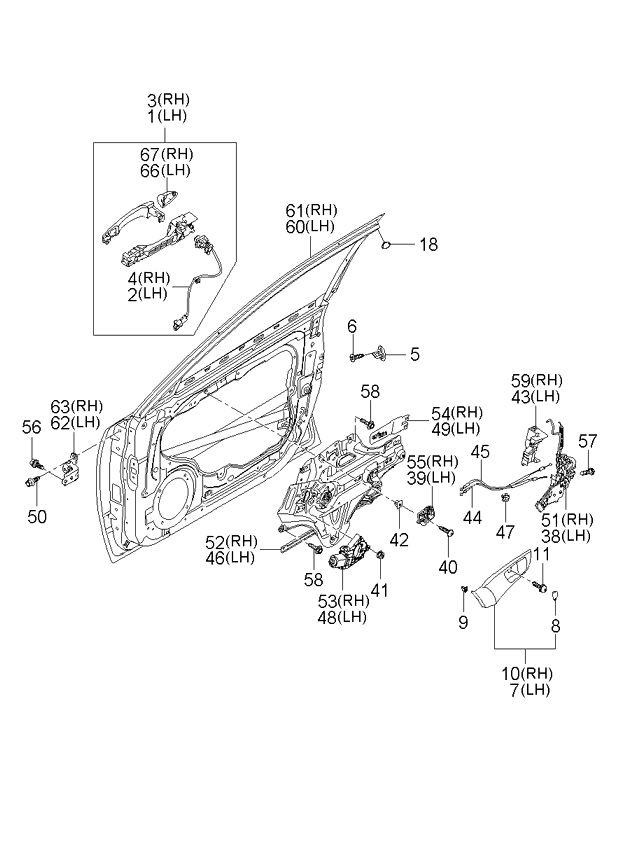 TRUNK LID PANEL & LOCKING SYSTEM