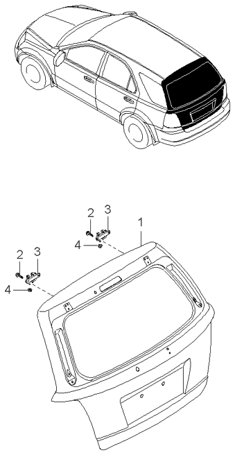 PANEL - REAR DOOR