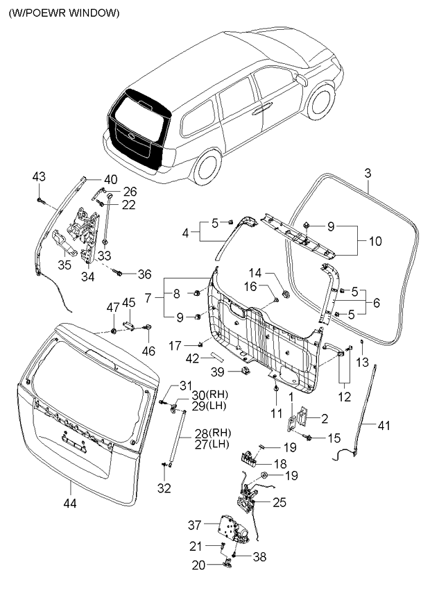 PANEL - TAILGATE & LOCKING SYSTEM - TAILGATE