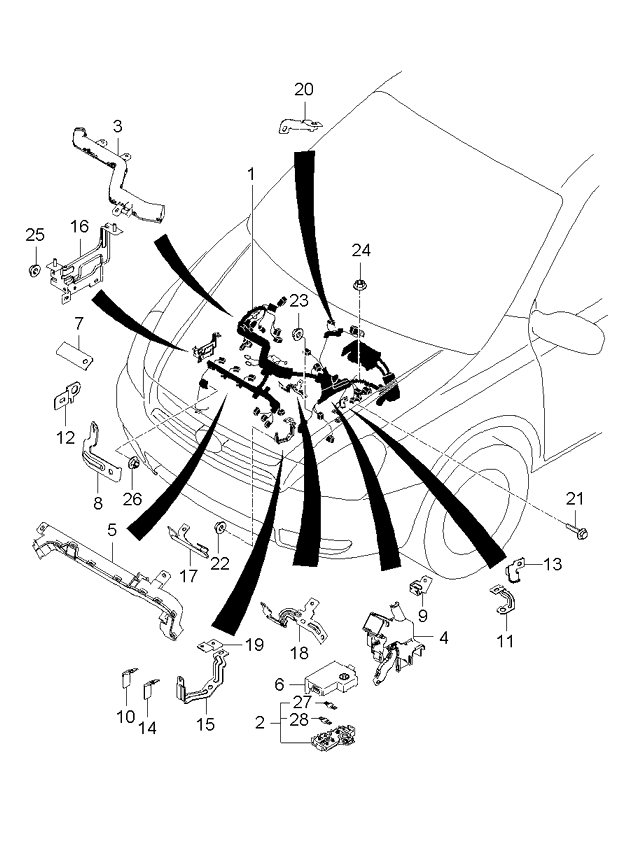 A/C SYSTEM - COOLER LINE, REAR