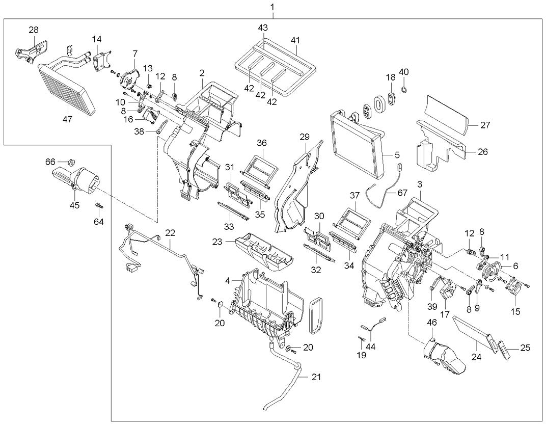 A/C SYSTEM - COOLER LINE, REAR