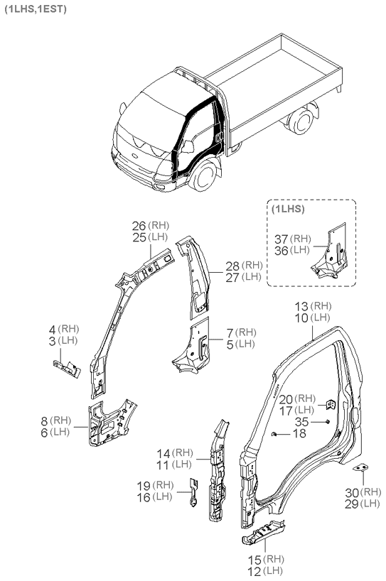 PANEL - REAR DOOR