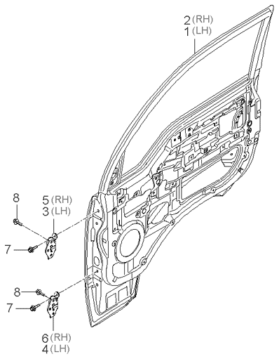 PANEL - REAR DOOR