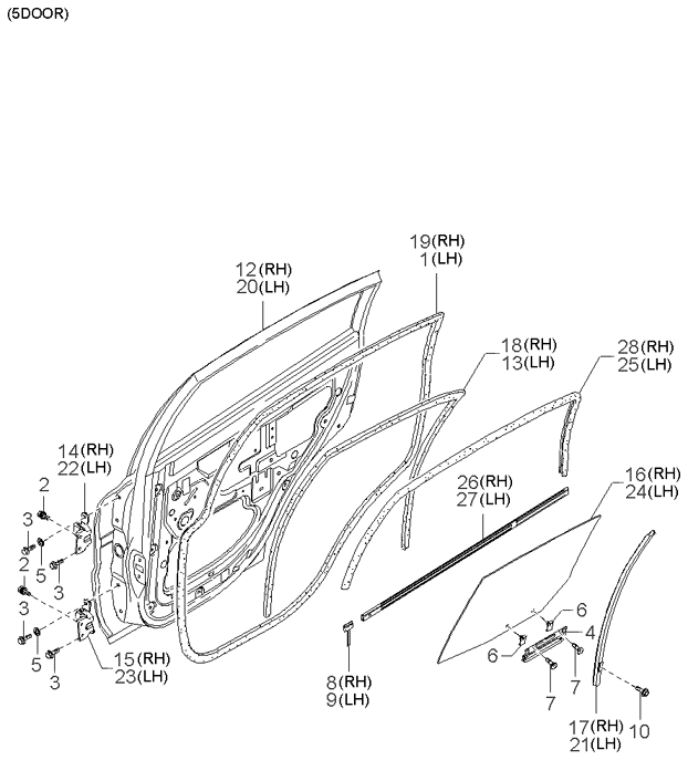 REAR DOORS (BODY)