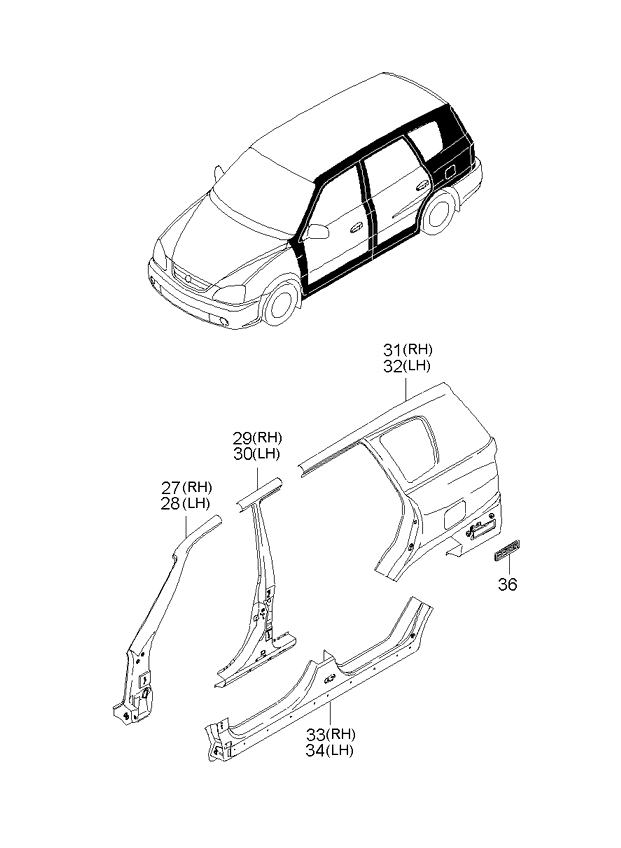 PANEL - REAR DOOR