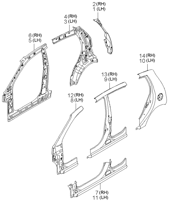 PANEL - REAR DOOR