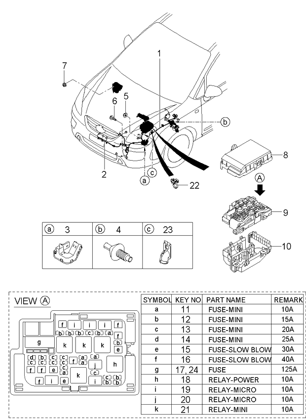 A/C SYSTEM - COOLER LINE, FRONT