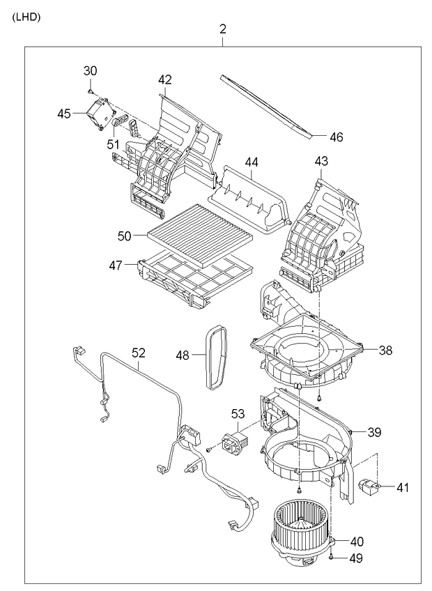 A/C SYSTEM - COOLER LINE, FRONT