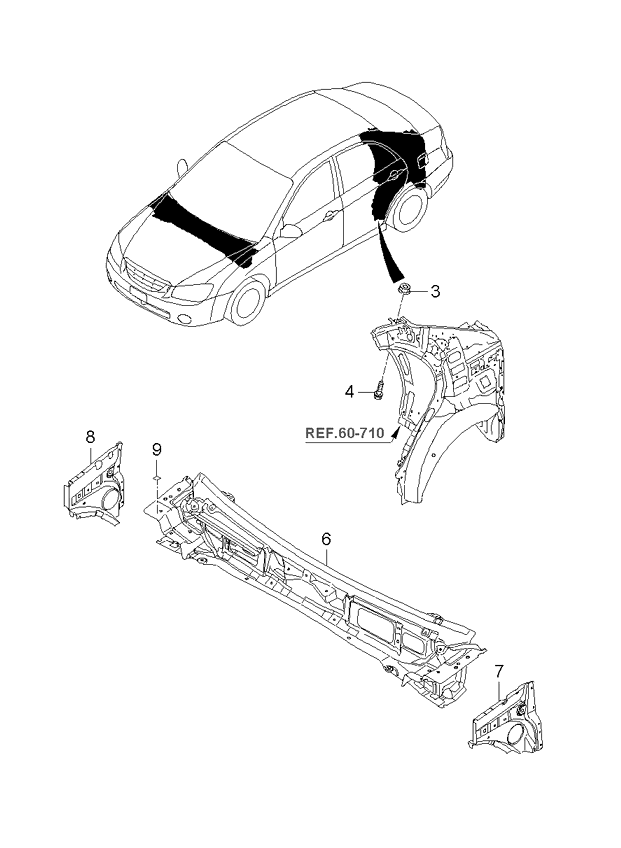 PANEL - REAR DOOR