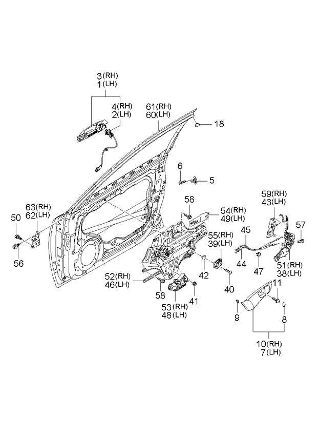 TRUNK LID PANEL & LOCKING SYSTEM