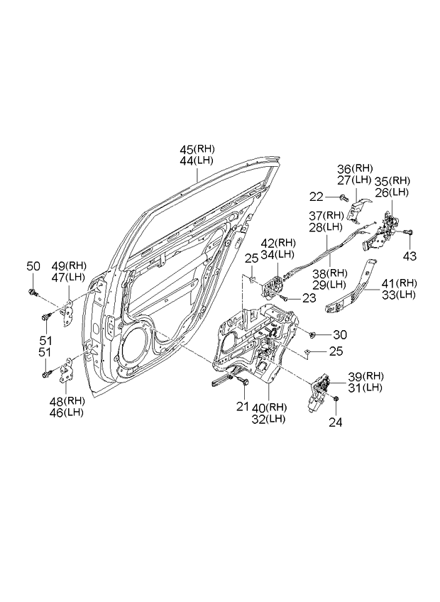 TRUNK LID PANEL & LOCKING SYSTEM