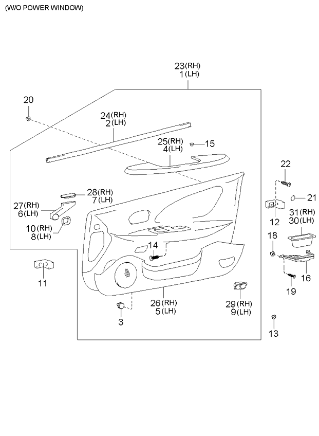 REAR SEAT BELT (-020901)