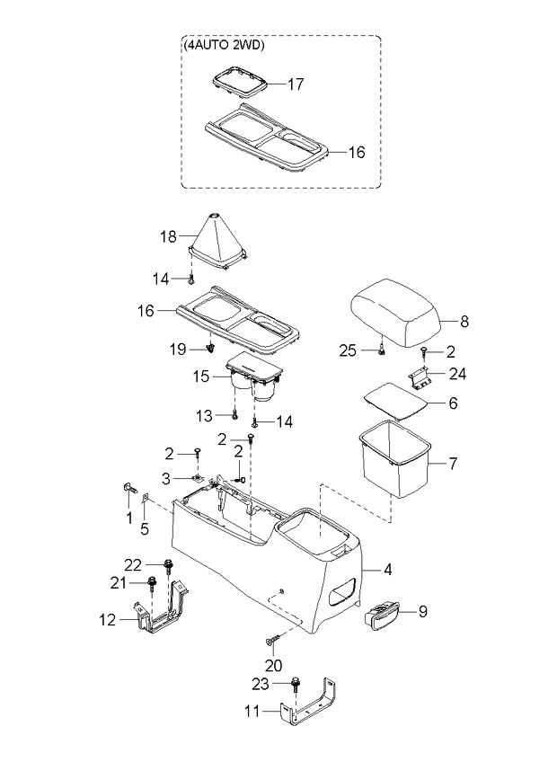 REAR SEAT BELT (-020901)