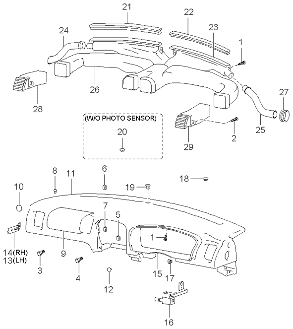 REAR SEAT BELT (-020901)