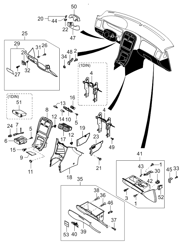 REAR SEAT BELT (-020901)