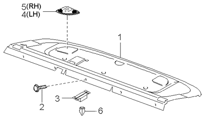 REAR SEAT BELT (-020901)