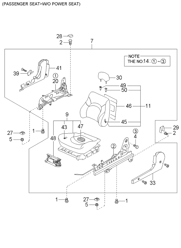 REAR SEAT BELT (-020901)