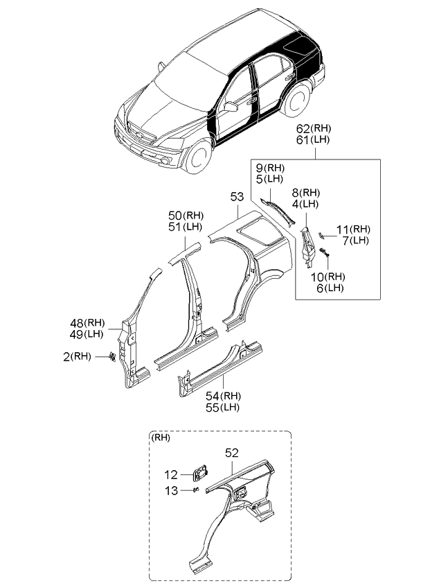 PANEL - REAR DOOR