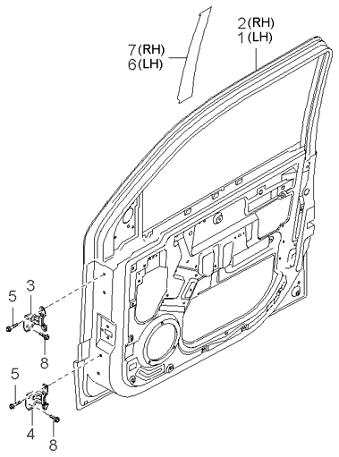 PANEL - REAR DOOR