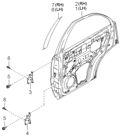 PANEL - REAR DOOR