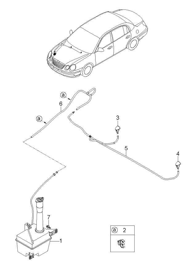 A/C SYSTEM - COOLER LINE, FRONT