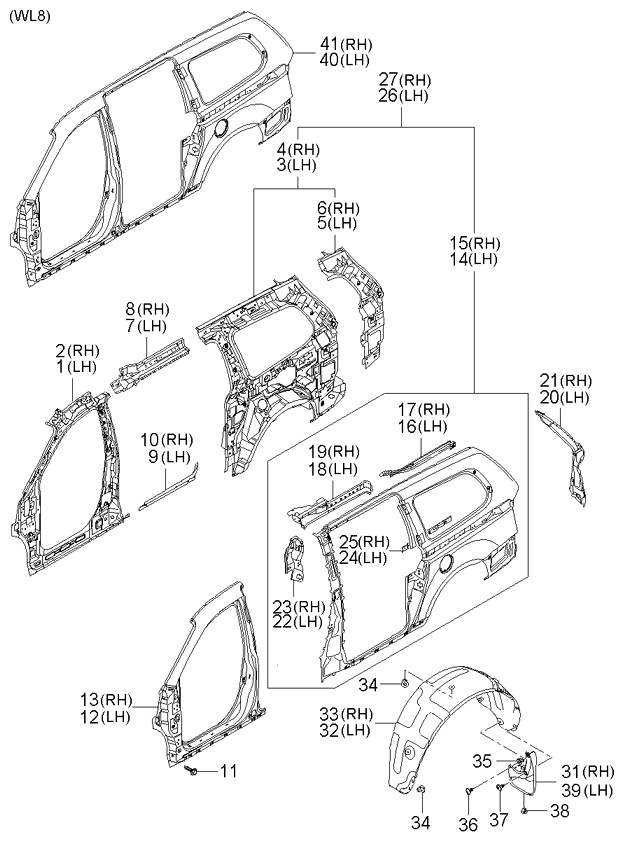 PANEL - TAILGATE & LOCKING SYSTEM - TAILGATE