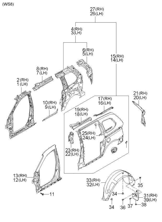 PANEL - TAILGATE & LOCKING SYSTEM - TAILGATE