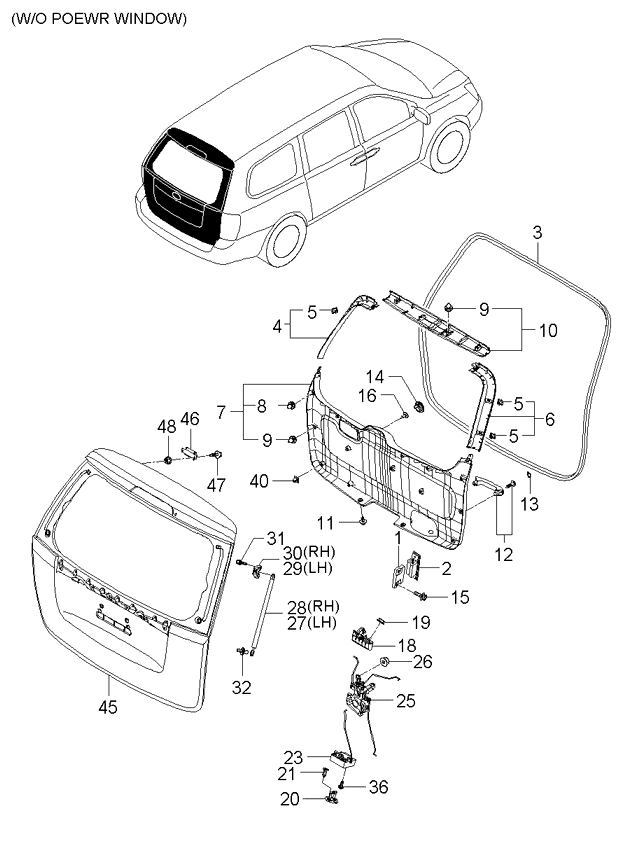 PANEL - TAILGATE & LOCKING SYSTEM - TAILGATE