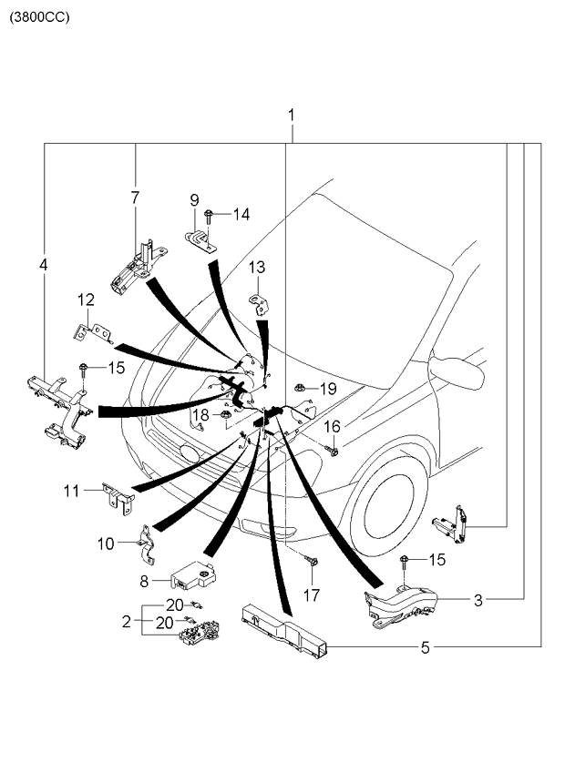 A/C SYSTEM - COOLER LINE, REAR